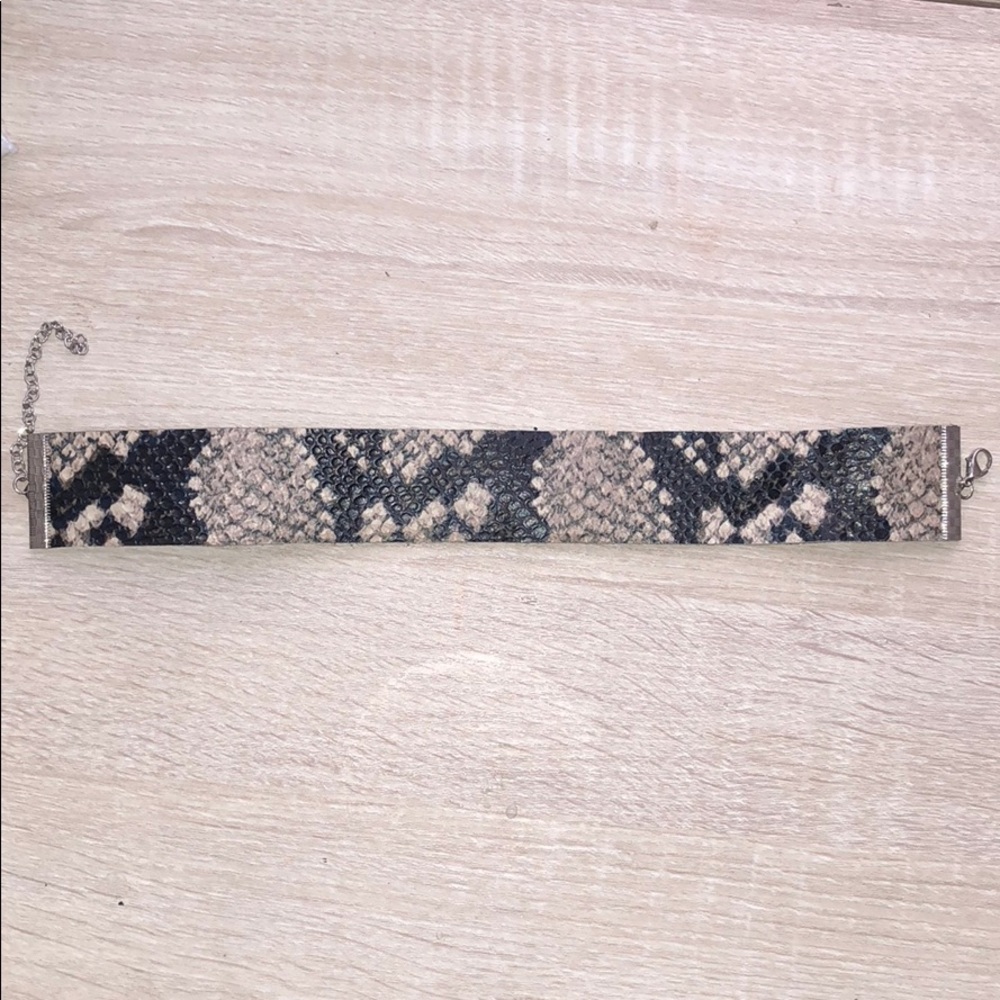 Free People Snakeskin Choker